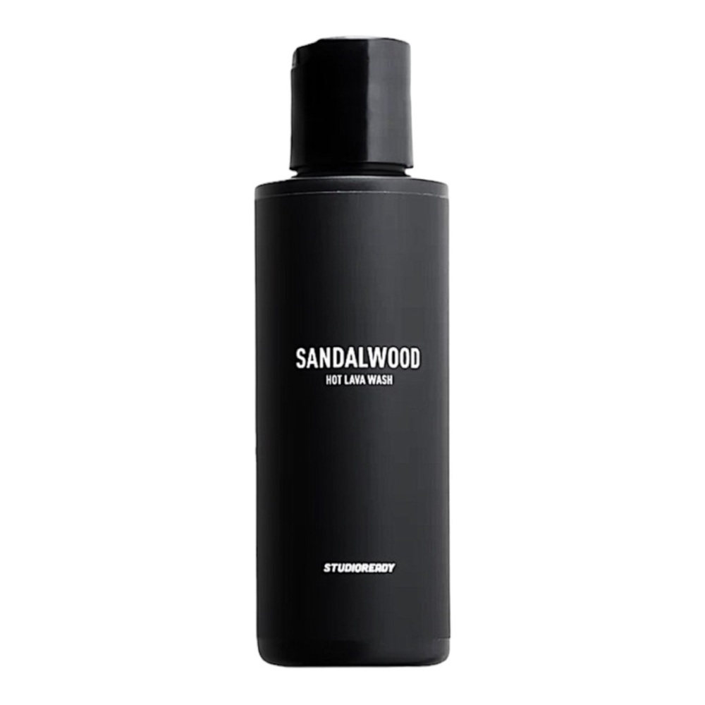 STUDIO READY SANDALWOOD EXFOLIATING CHARCOAL BODY WASH 100ML - BRAND NEW